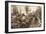 On the March to Cividale, 1917 (B/W Photo)-German photographer-Framed Giclee Print