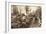 On the March to Cividale, 1917 (B/W Photo)-German photographer-Framed Giclee Print