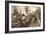 On the March to Cividale, 1917 (B/W Photo)-German photographer-Framed Giclee Print