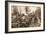 On the March to Cividale, 1917 (B/W Photo)-German photographer-Framed Giclee Print