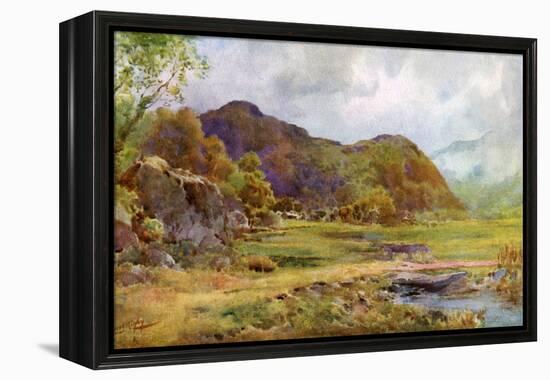 On the Marsh Near Lodore, Cumberland, 1924-1926-Cuthbert Rigby-Framed Premier Image Canvas