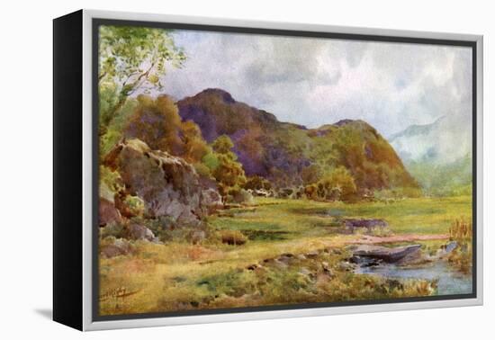 On the Marsh Near Lodore, Cumberland, 1924-1926-Cuthbert Rigby-Framed Premier Image Canvas