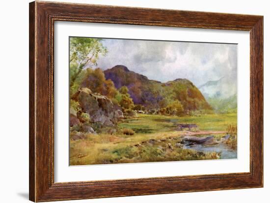 On the Marsh Near Lodore, Cumberland, 1924-1926-Cuthbert Rigby-Framed Giclee Print