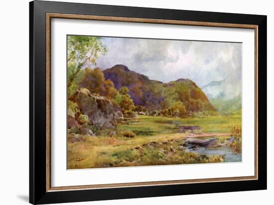 On the Marsh Near Lodore, Cumberland, 1924-1926-Cuthbert Rigby-Framed Giclee Print