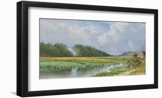 On the Meadows of Old Newburyport-Alfred Thompson Bricher-Framed Premium Giclee Print