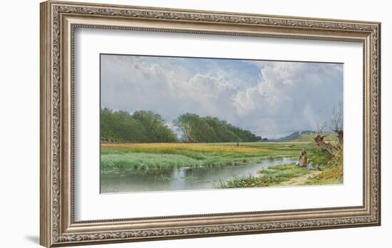 On the Meadows of Old Newburyport-Alfred Thompson Bricher-Framed Premium Giclee Print