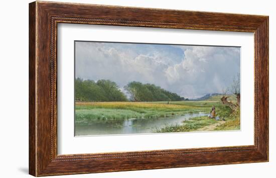 On the Meadows of Old Newburyport-Alfred Thompson Bricher-Framed Premium Giclee Print