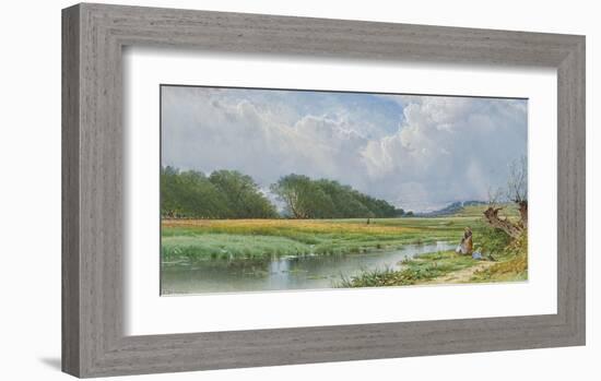 On the Meadows of Old Newburyport-Alfred Thompson Bricher-Framed Premium Giclee Print