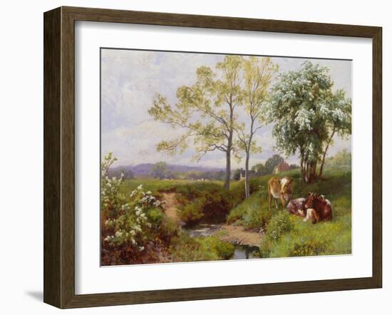 On the Minnow Stream, Dorking, Surrey-Charles Collins-Framed Giclee Print
