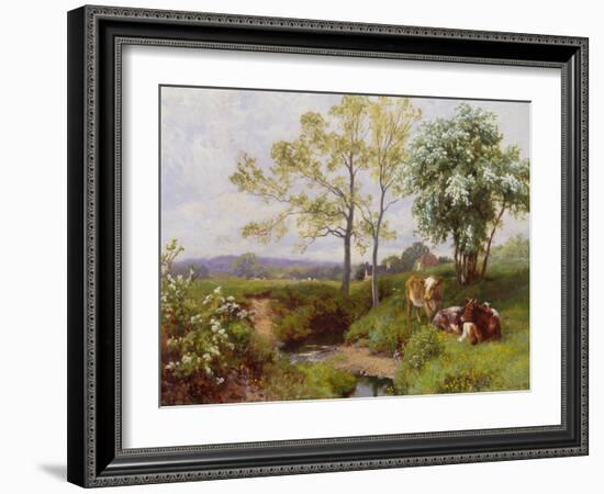 On the Minnow Stream, Dorking, Surrey-Charles Collins-Framed Giclee Print