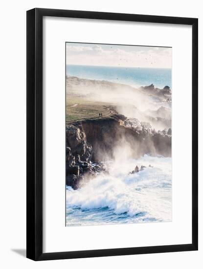 On the Misty Trail, Sonoma Coast, California State Parks-Vincent James-Framed Photographic Print