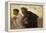 On the Morning of the Resurrection, the Disciples Peter and John on their Way to the Grave-Eugene Burnand-Framed Premier Image Canvas