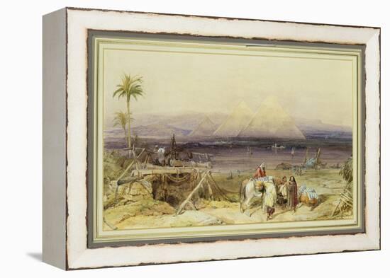 On the Nile, Egypt, 1846-William Clarkson Stanfield-Framed Premier Image Canvas