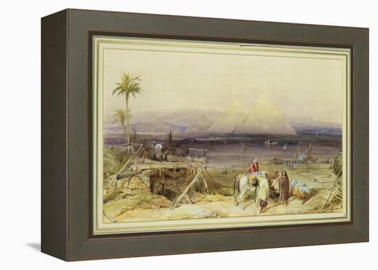 On the Nile, Egypt, 1846-William Clarkson Stanfield-Framed Premier Image Canvas