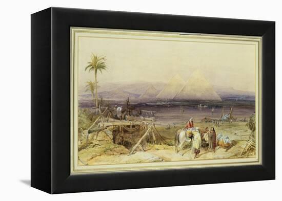 On the Nile, Egypt, 1846-William Clarkson Stanfield-Framed Premier Image Canvas