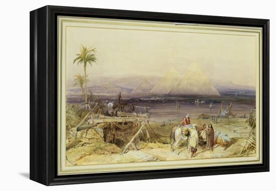 On the Nile, Egypt, 1846-William Clarkson Stanfield-Framed Premier Image Canvas