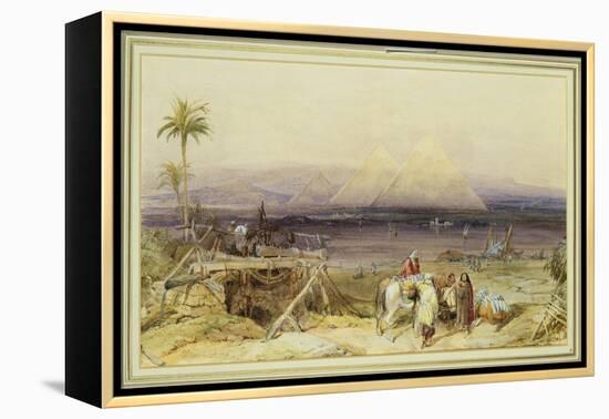 On the Nile, Egypt, 1846-William Clarkson Stanfield-Framed Premier Image Canvas