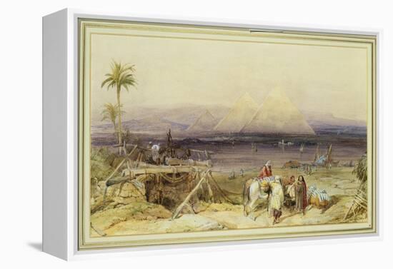 On the Nile, Egypt, 1846-William Clarkson Stanfield-Framed Premier Image Canvas