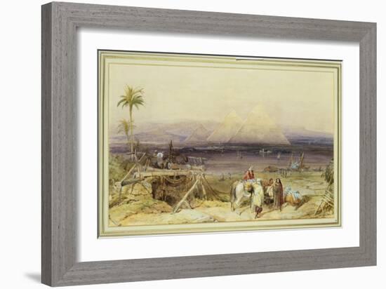 On the Nile, Egypt, 1846-William Clarkson Stanfield-Framed Giclee Print