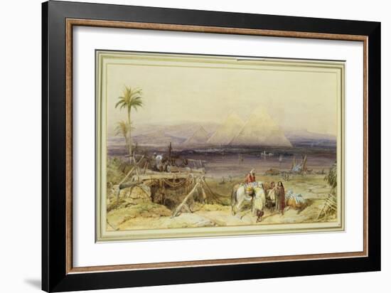 On the Nile, Egypt, 1846-William Clarkson Stanfield-Framed Giclee Print