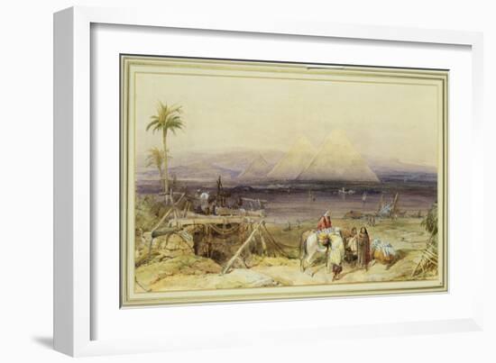 On the Nile, Egypt, 1846-William Clarkson Stanfield-Framed Giclee Print