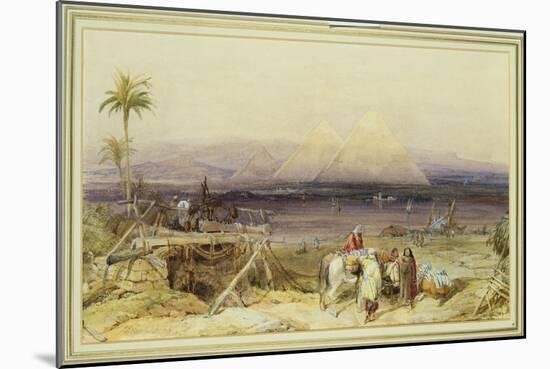 On the Nile, Egypt, 1846-William Clarkson Stanfield-Mounted Giclee Print