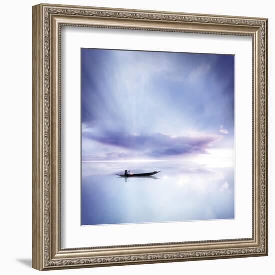 On The Open Water-Jurek Nems-Framed Art Print