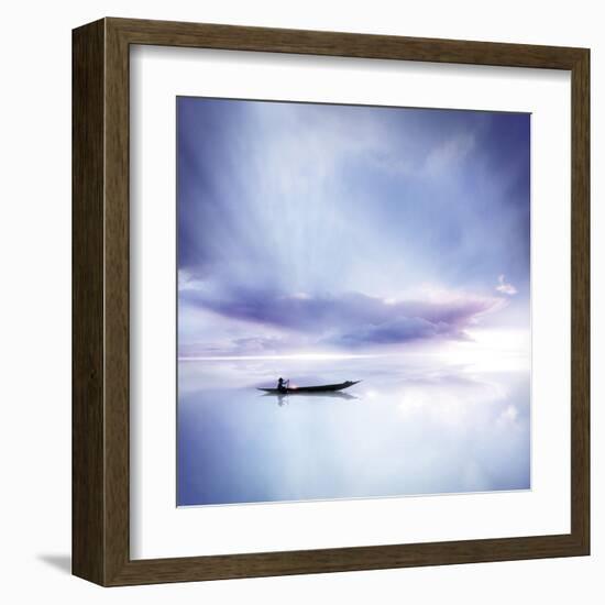 On The Open Water-Jurek Nems-Framed Art Print