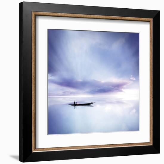 On The Open Water-Jurek Nems-Framed Art Print