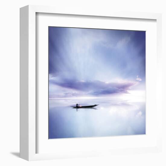 On The Open Water-Jurek Nems-Framed Art Print