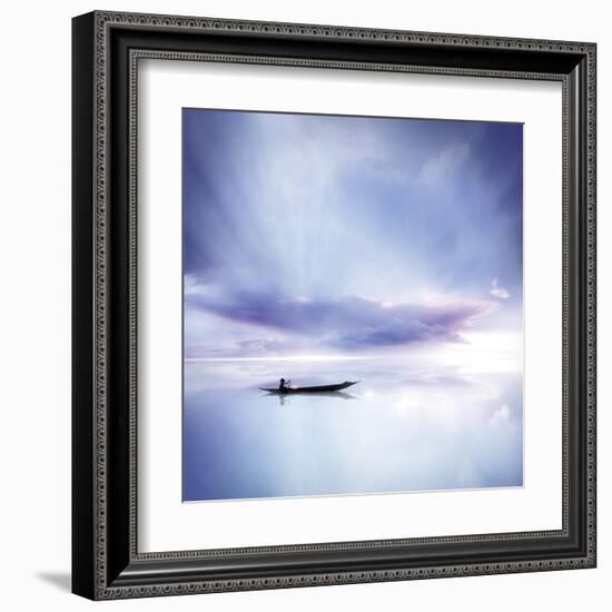 On The Open Water-Jurek Nems-Framed Art Print