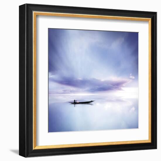 On The Open Water-Jurek Nems-Framed Art Print