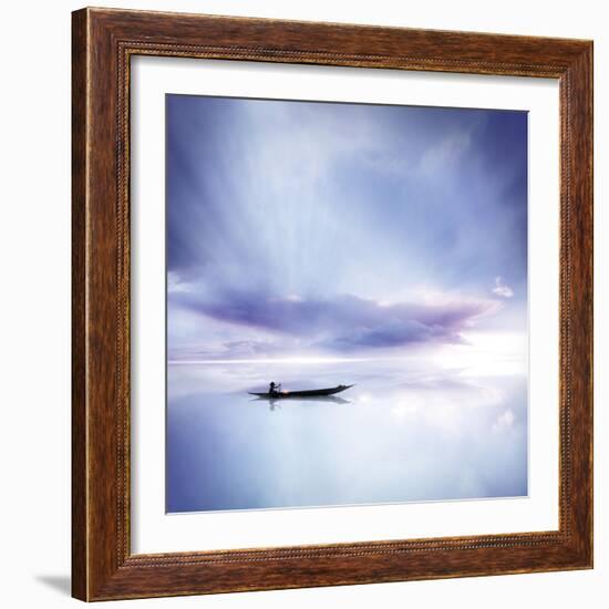 On The Open Water-Jurek Nems-Framed Art Print