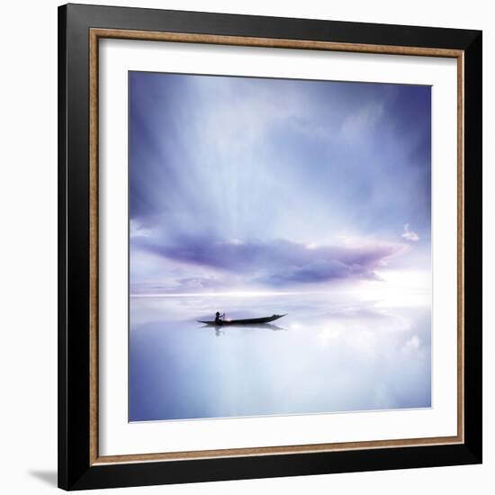 On The Open Water-Jurek Nems-Framed Art Print