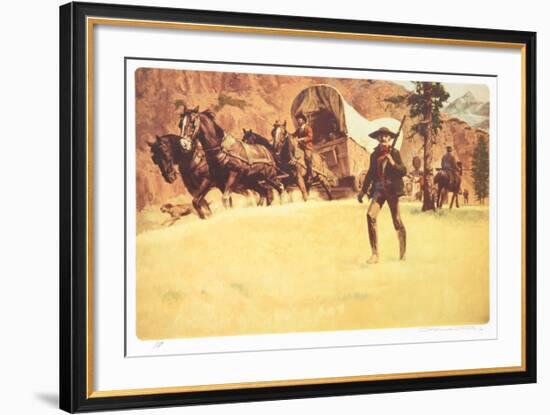 On the Oregon Trail-Shannon Stirnweis-Framed Collectable Print