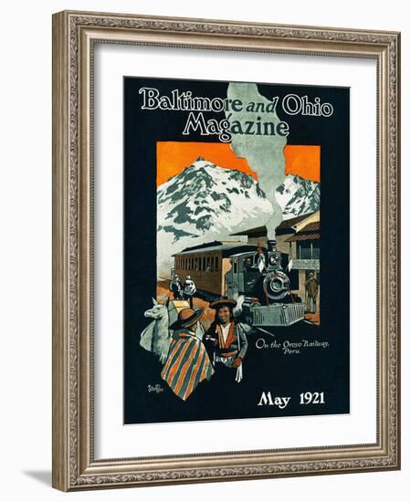 On the Oroyo Railroad, Peru-Steffan-Framed Giclee Print