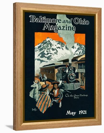 On the Oroyo Railroad, Peru-Steffan-Framed Premier Image Canvas