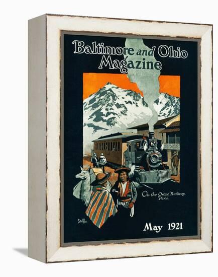 On the Oroyo Railroad, Peru-Steffan-Framed Premier Image Canvas