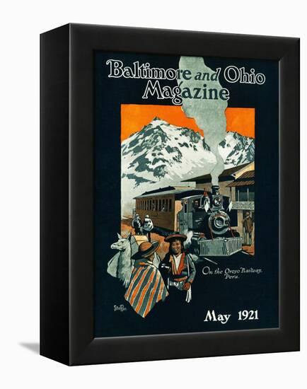 On the Oroyo Railroad, Peru-Steffan-Framed Premier Image Canvas