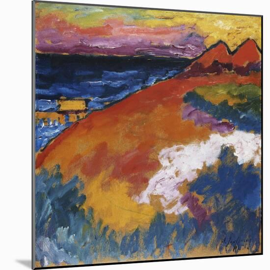 On the Ostsee; an Der Ostsee, 1911-Alexej Von Jawlensky-Mounted Giclee Print