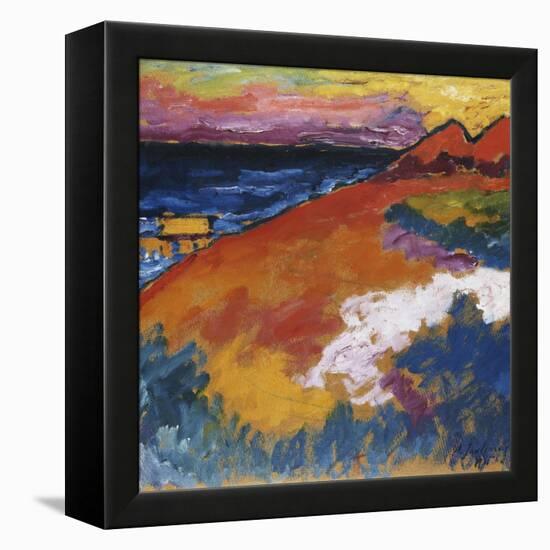 On the Ostsee; An der Ostsee-Alexej Von Jawlensky-Framed Premier Image Canvas