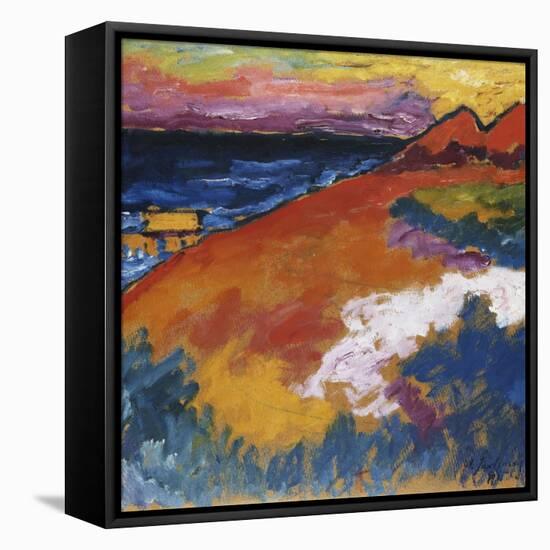 On the Ostsee; An der Ostsee-Alexej Von Jawlensky-Framed Premier Image Canvas