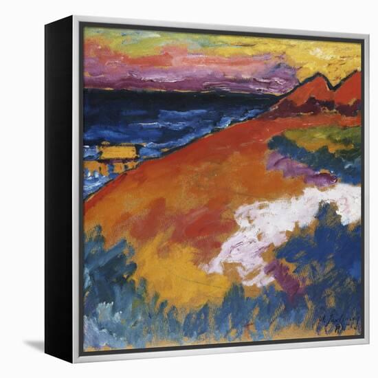 On the Ostsee; An der Ostsee-Alexej Von Jawlensky-Framed Premier Image Canvas