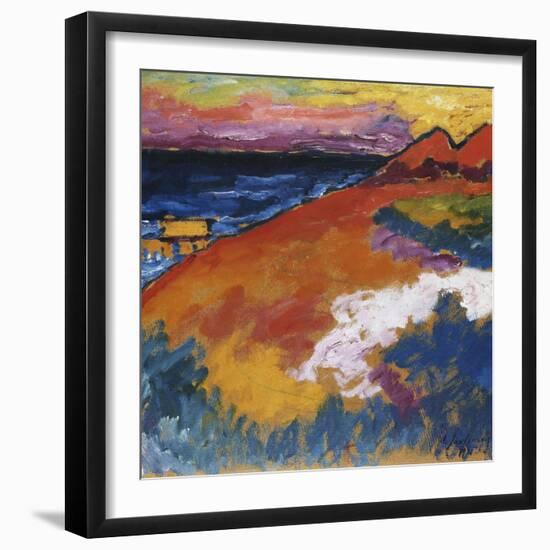 On the Ostsee; An der Ostsee-Alexej Von Jawlensky-Framed Giclee Print