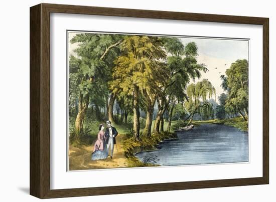 On the Owago-Currier & Ives-Framed Giclee Print