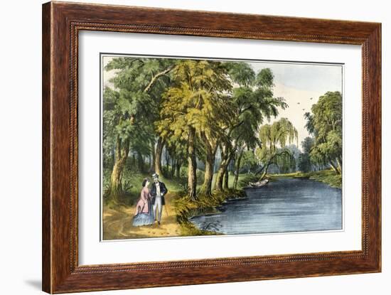 On the Owago-Currier & Ives-Framed Giclee Print