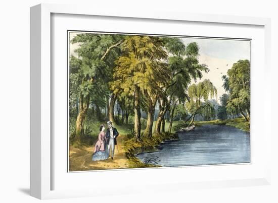 On the Owago-Currier & Ives-Framed Giclee Print