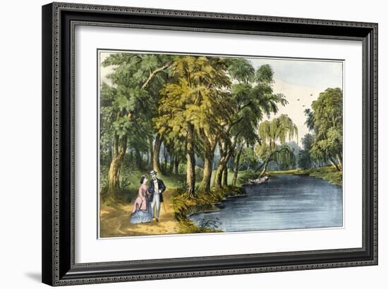 On the Owago-Currier & Ives-Framed Giclee Print