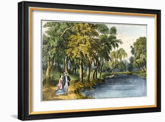 On the Owago-Currier & Ives-Framed Giclee Print