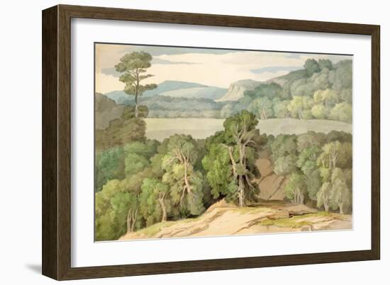 On the Plym-Francis Towne-Framed Giclee Print